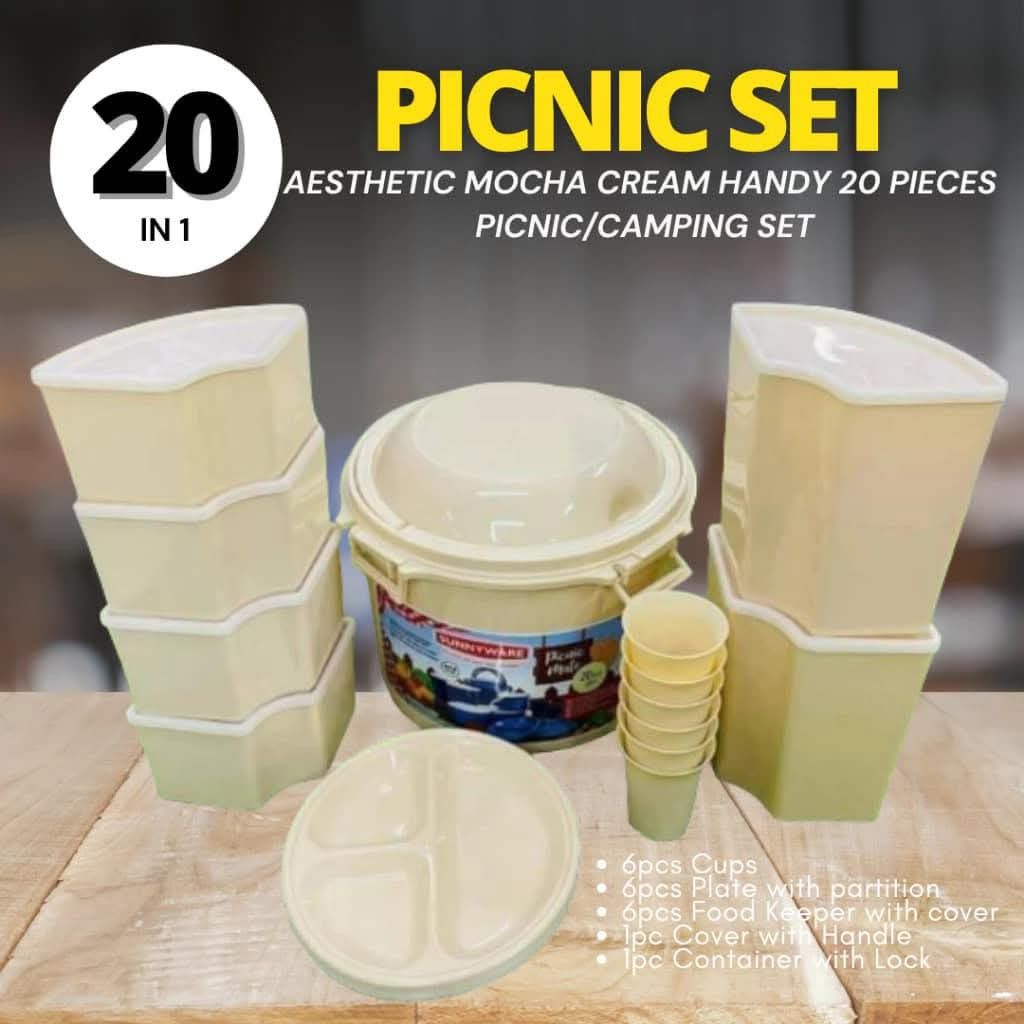 Picnic mate set (Category: Food Organization & Storage) located in Manila. Submitted by asstditems (Listing ID 1357197357, Image 2). Description: Same day delivery via Lalamove Location: Manila Mop: Cod/Gcash payment Pm for inquiries..