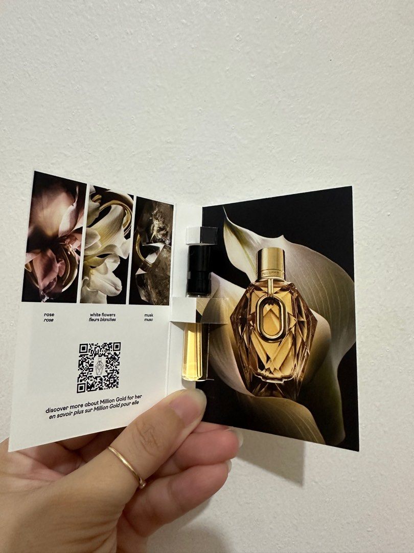 Rabanne million gold for her (Category: Fragrance & Deodorants) located in Manila. Submitted by gingerblanq (Listing ID 1357381400, Image 2). Description: Sampler size 1.5ml.