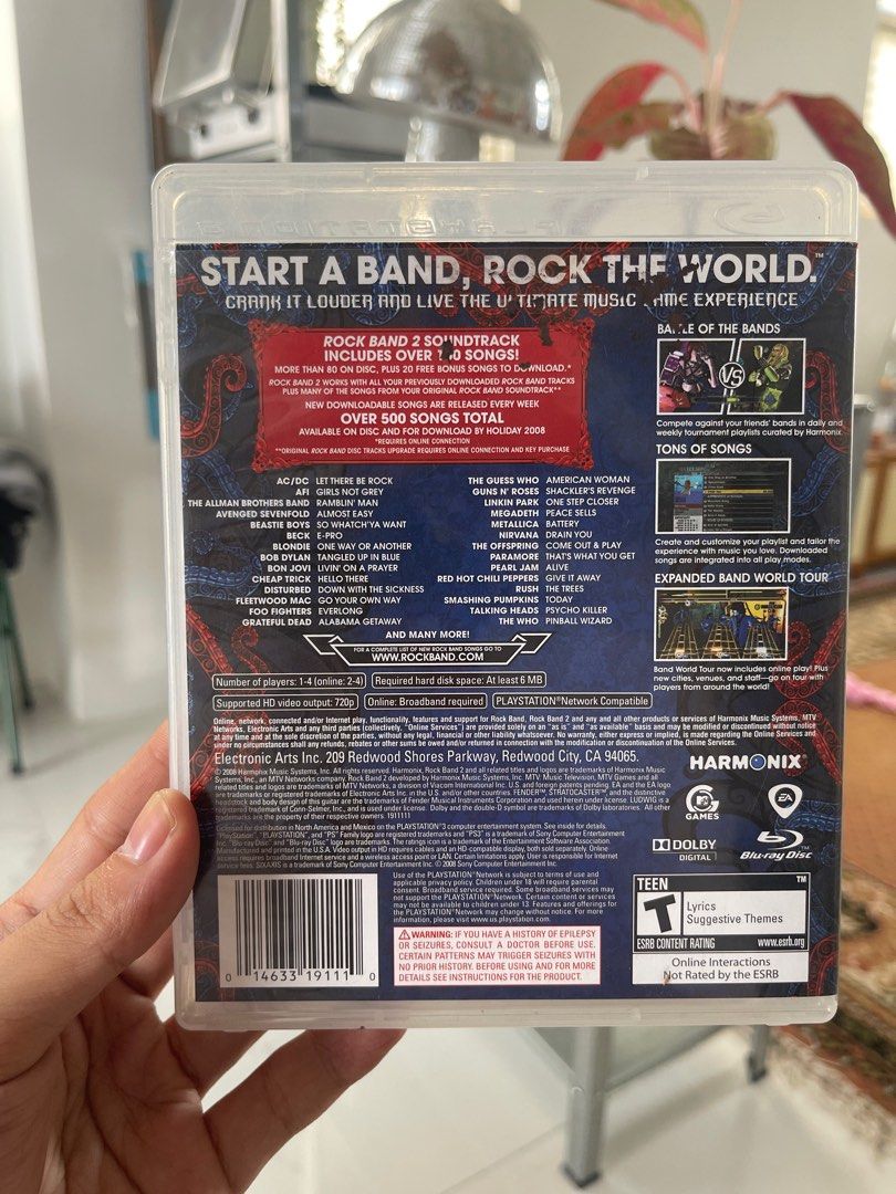 Rockband 2 PS3 (Category: PlayStation) located in Quezon City. Submitted by lootboxlab (Listing ID 1357255064, Image 2). Description: mop Gcash .