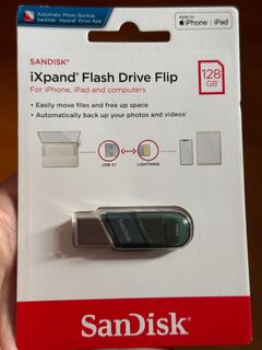 Sandisk iXpand Flash Drive Flip 128GB (Lightning)
