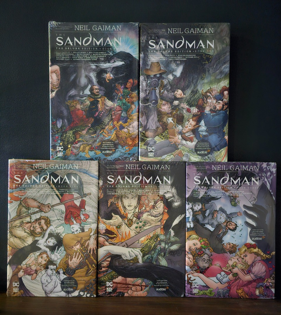 Sandman Deluxe Edition (Hardcover) - Complete Set on Carousell