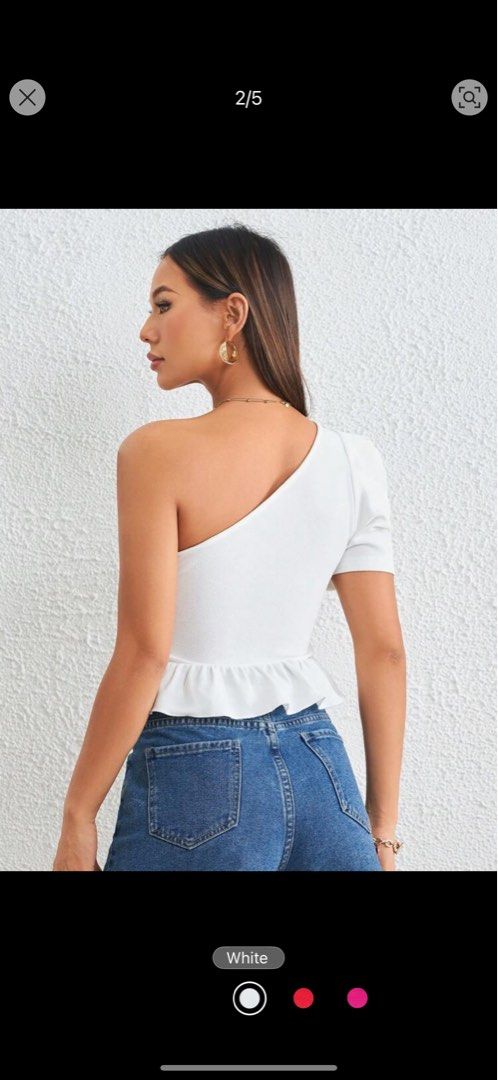 Shein White Top (Category: Blouses) located in Valenzuela. Submitted by allaboutthings12 (Listing ID 1357210914, Image 2). Description: Once used Xs size White .