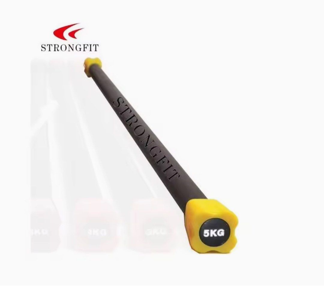 Strong Fit Body Bar 5kg (Category: Weights & Dumbbells) located in Manila. Submitted by declutterforamari (Listing ID 1357319815, Image 1). Description: Messages for more pictures and details. Thank you :) .