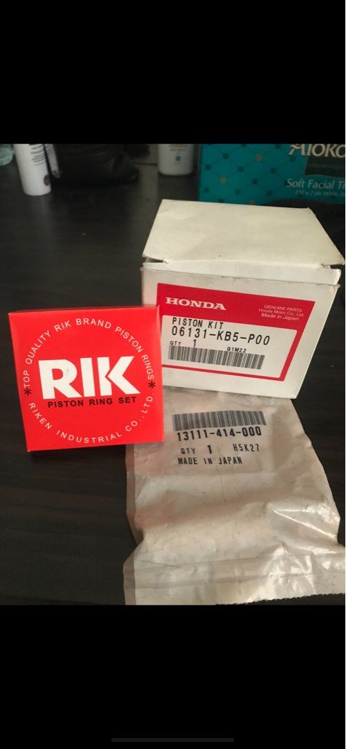 Tmx 155 piston piston ring and pin (Category: Body Parts and Accessories) located in Cebu City. Submitted by VIP888 (Listing ID 1357268555, Image 2). Description: Tmx 155 piston standard size Piston Piston ring Pistone pin brand new Price: 2000.