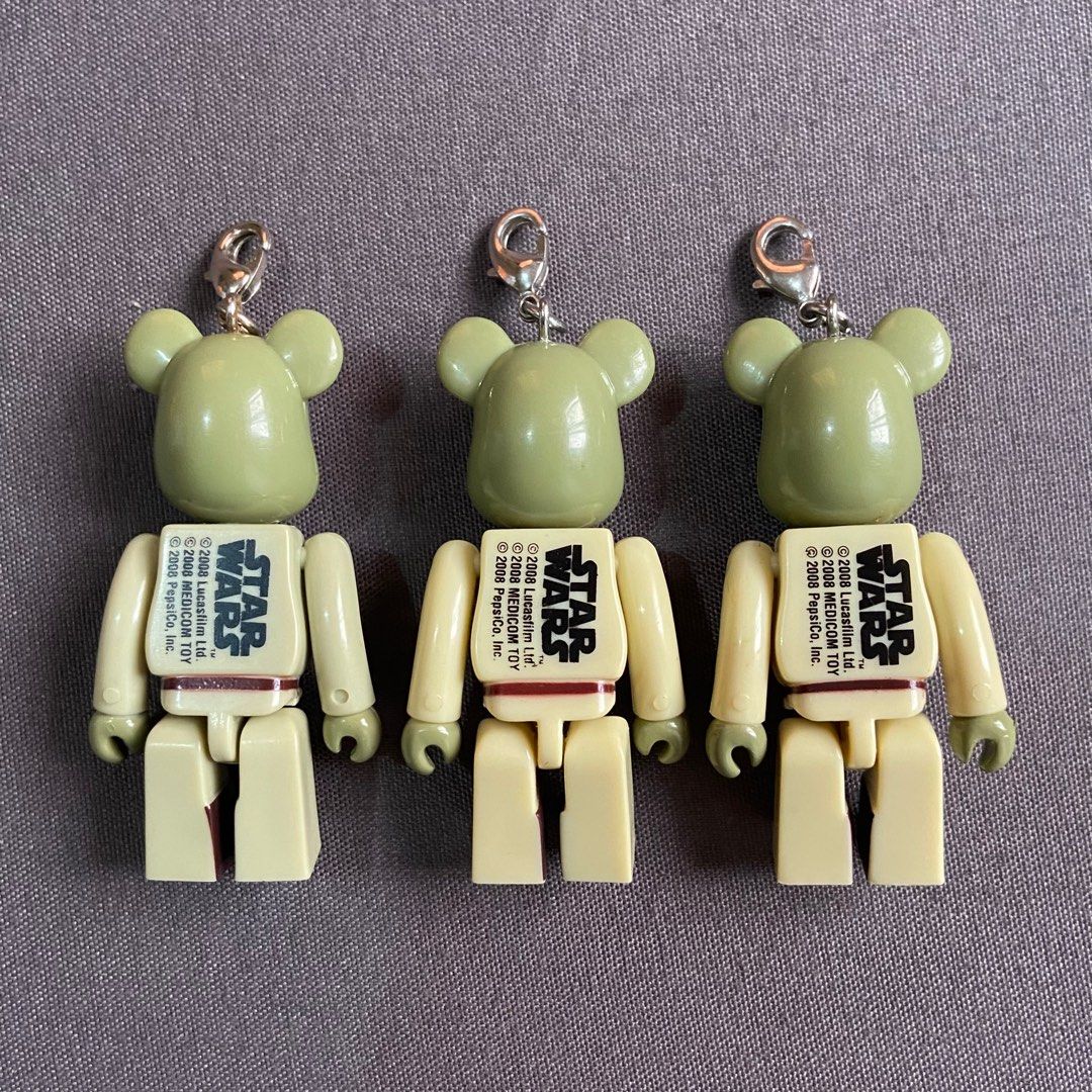 Triple Yoda Bearbrick Keychains (70%) (Category: Designer & Blind Box Toys) located in Santa Rosa. Submitted by shikaricollectibles (Listing ID 1357289461, Image 2). Description: Triple Yoda Bearbrick Keychains (70%) Price: ₱250 set Location: Santa Rosa, Laguna/ Cubao, QC MOD: J&T/ LBC/ Lalamove MOP: Gcash/ BPI Thank you!.