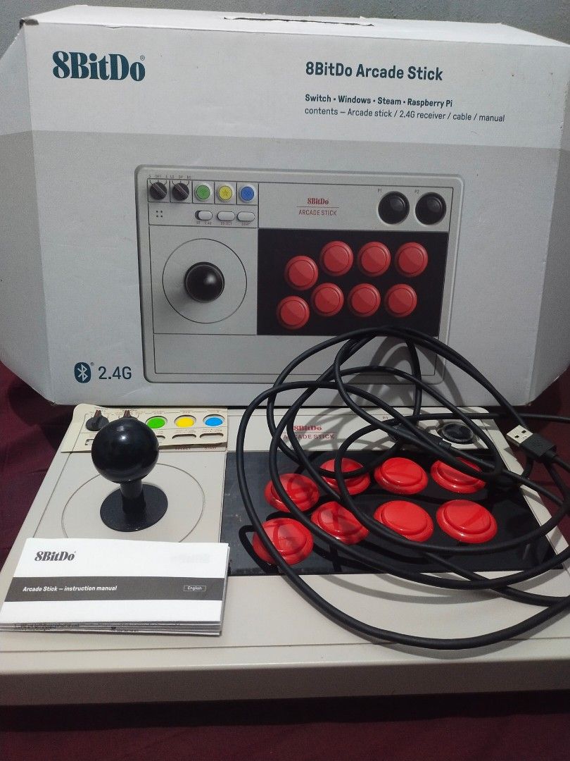 8BitDo Arcade Stick (Category: Controllers) located in Bacoor. Submitted by authenthiccshoes (Listing ID 1361485182, Image 2). Description: Selling my 8BitDo Arcade Stick! Bought from DataBlitz last year but only used for a day while playing Tekken. Price: Originally ₱3,000, now selling for ₱2,000. ✅ No issues, no scratches, everything intact. ✅ Comes with the original box. Reason for selling: Not being used and need funds. PM if interested!.