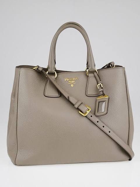 Auth Prada Vitello Daino Argilla (Category: Luxury Bags & Wallets) located in Antipolo. Submitted by authenticstuff4you (Listing ID 1361378407, Image 1). Description: Selling this lightly used Authentic Prada Vitello Daino Shopping Tote Bag in Argilla. I’m the first owner, bought in Hong Kong for around 100k. Exterior leather is still clean with just light wear. Interior is also clean and well maintained. Light wear at the bottom edges but nothin