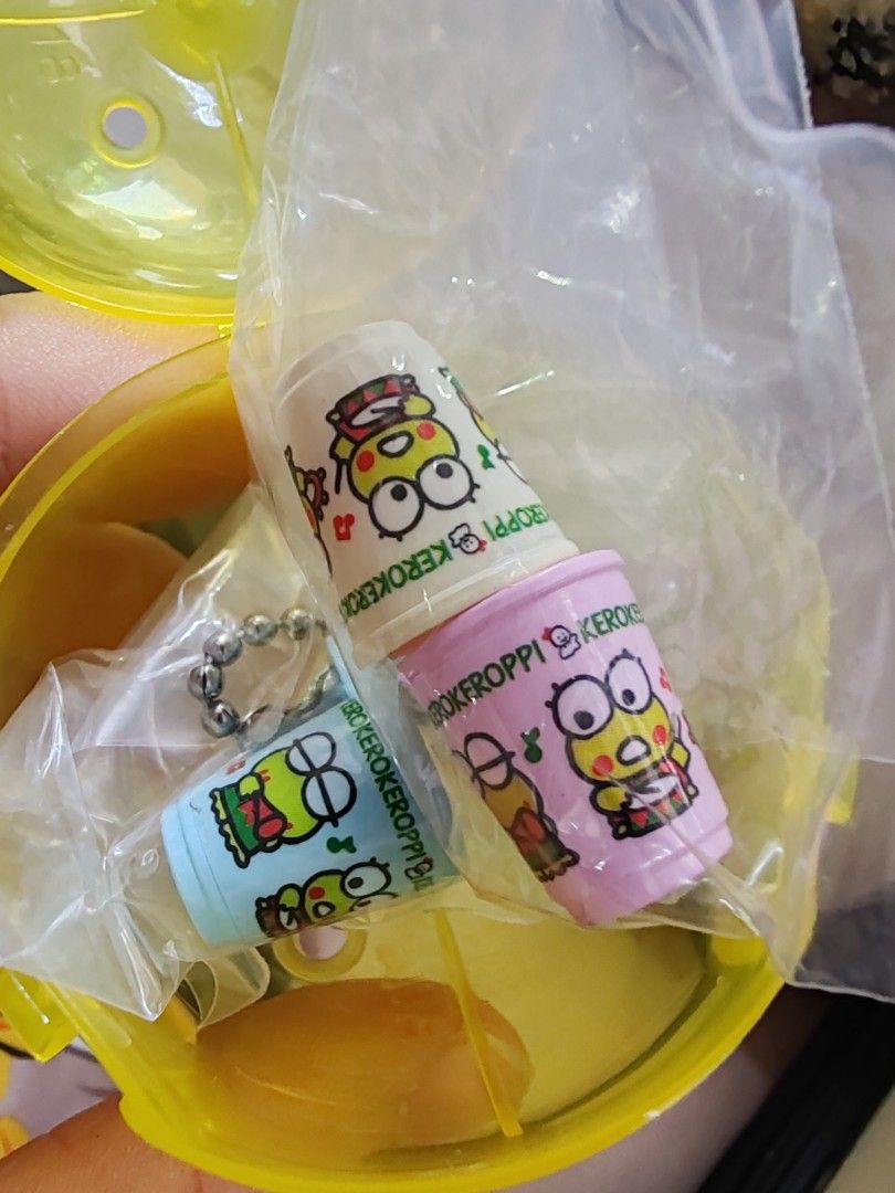 Bandai Sanrio Gachapon per piece (Category: Designer & Blind Box Toys) located in Manila. Submitted by declutter_sarah (Listing ID 1361356376, Image 3). Description: All brand new. From Bandai Gachapon. P250 each MOP: BDO or Gcash Shipping via Grab or Lalamove shouldered by buyer. No rush shipping please..