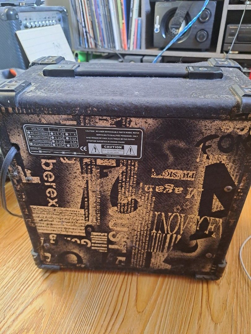 Bass Guitar Amplifier (Category: Soundbars, Speakers & Amplifiers) located in Las Pinas. Submitted by cobieshop (Listing ID 1361415652, Image 3). Description: Bass Amplier B-13 AC230V/50Hz 0.5A POWER: 15 Watts CONDITION: Used, No Issue, Maganda Tunog, Sakto sa pang praktis RFS: decluttering Will send video foe testing po. LOCATION: Imus, Cavite Note: Free delivery po sa sure buyer if sa Imus or Bacoor otherwise Buyer expense sa Shipping Fee.Pwede