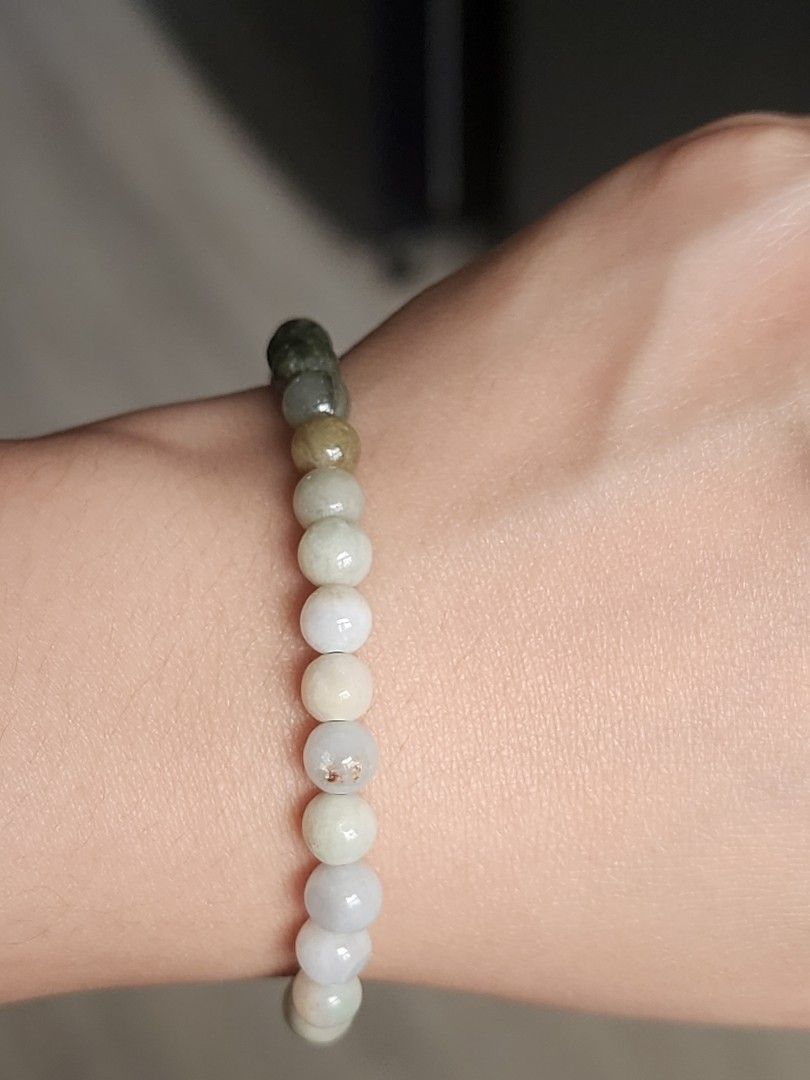 Burmese Jade Bracelet Low Perfection (Category: Bracelets) located in Quezon City. Submitted by ohmystones_088 (Listing ID 1361372368, Image 3). Description: 100% Authentic / Natural Stone Name: Burma Jade Bracelet Low Perfection Bead Size: 5mm Wrist Size: 16cm Mode of payment: G-cash, PayMaya, BPI, BDO ✨️All crystals or gemstones are cleansed and energized before shipping.✨️ Please note: 💕As gemstones are natural, there may be variations in col
