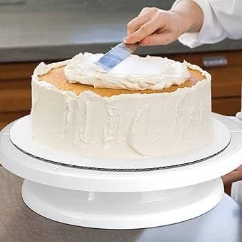 CAKE DECORATING TURNTABLE • BAKING TOOL • JAPAN SURPLUS (Category: Bakeware) located in Mabalacat. Submitted by salwanaonlineshop (Listing ID 1361399167, Image 2). Description: CAKE DECORATING TURNTABLE • BAKING TOOL • JAPAN SURPLUS 🇯🇵 Rotates 360° enabling perfect and intricate icing and cake decoration 🇯🇵 Plastic material 🇯🇵 Lightly Used 🇯🇵 No issue 🇯🇵 Japan Source 🇯🇵 ₱299 🛒 Follow us on S.H.O.P.E.E and L.A.Z.A.D.A at SALWANA ONLIN