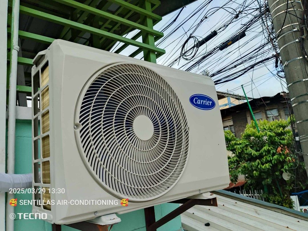 Carrier Aura Inverter Split Type Aircon (Category: Air Conditioning and Heating) located in Quezon City. Submitted by airconph. (Listing ID 1361357721, Image 2). Description: SALE‼️ SPLIT TYPE AIRCON INVERTER ✅HIGH-EFFICIENCY CARRIER AURA INVERTER (FULL DC) Model: ▪️53CEP009-308 - 1.0HP ▪️53CEP012-308 - 1.5HP ▪️53CEP018-308 - 2.0HP ▪️53CEP024-308 - 2.5HP ✔️Free 10ft. Installation included and Free Circuit Breaker (in every purchased) ✔️Free Deliv