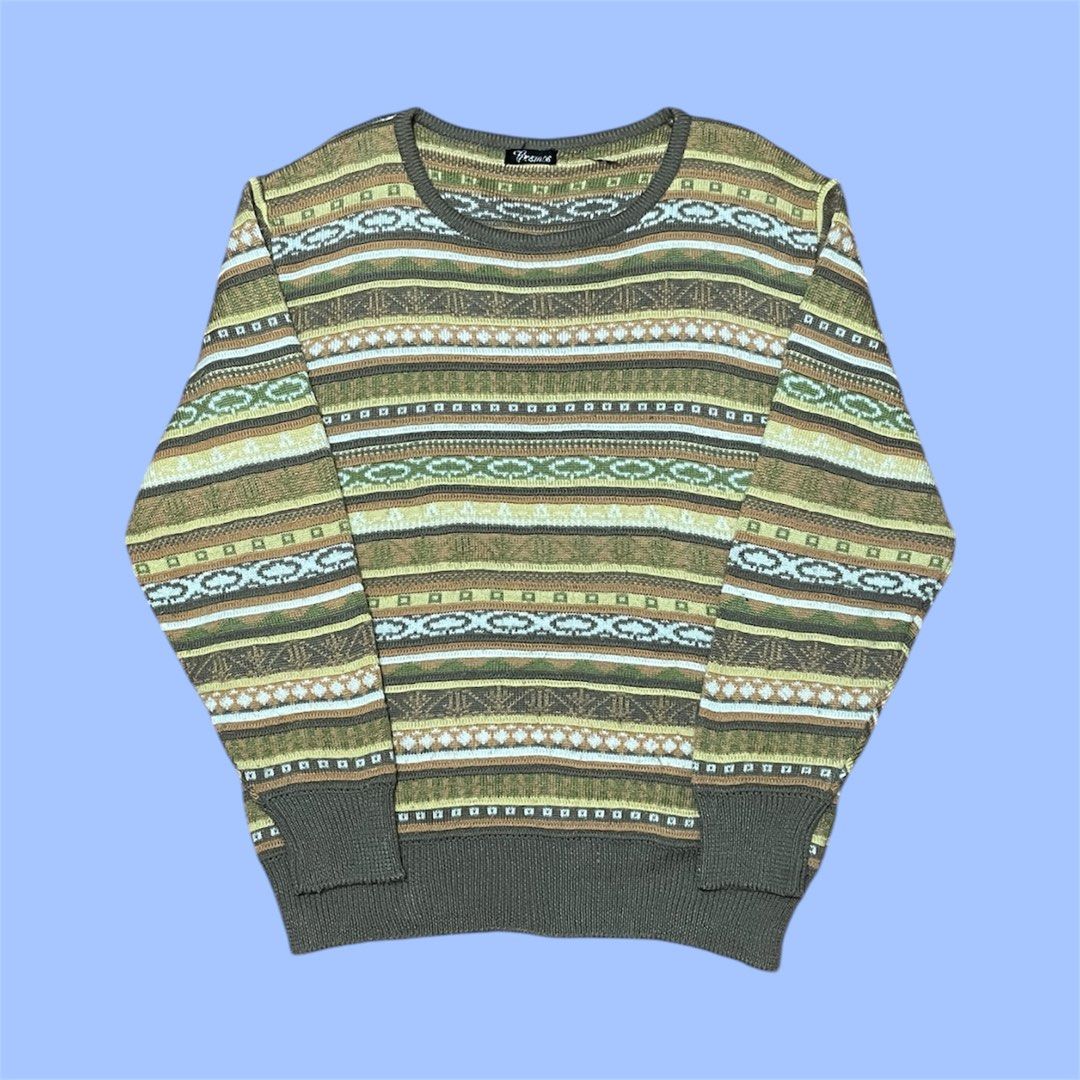 COOGI VIBES KNITTED SWEATER (Category: Longsleeves) located in Manila. Submitted by COMFYTS (Listing ID 1361358590, Image 1). Description: COOGI VIBES KNITTED SWEATER FITS MED-LARGE 400 + sf PM FOR MORE INFO.