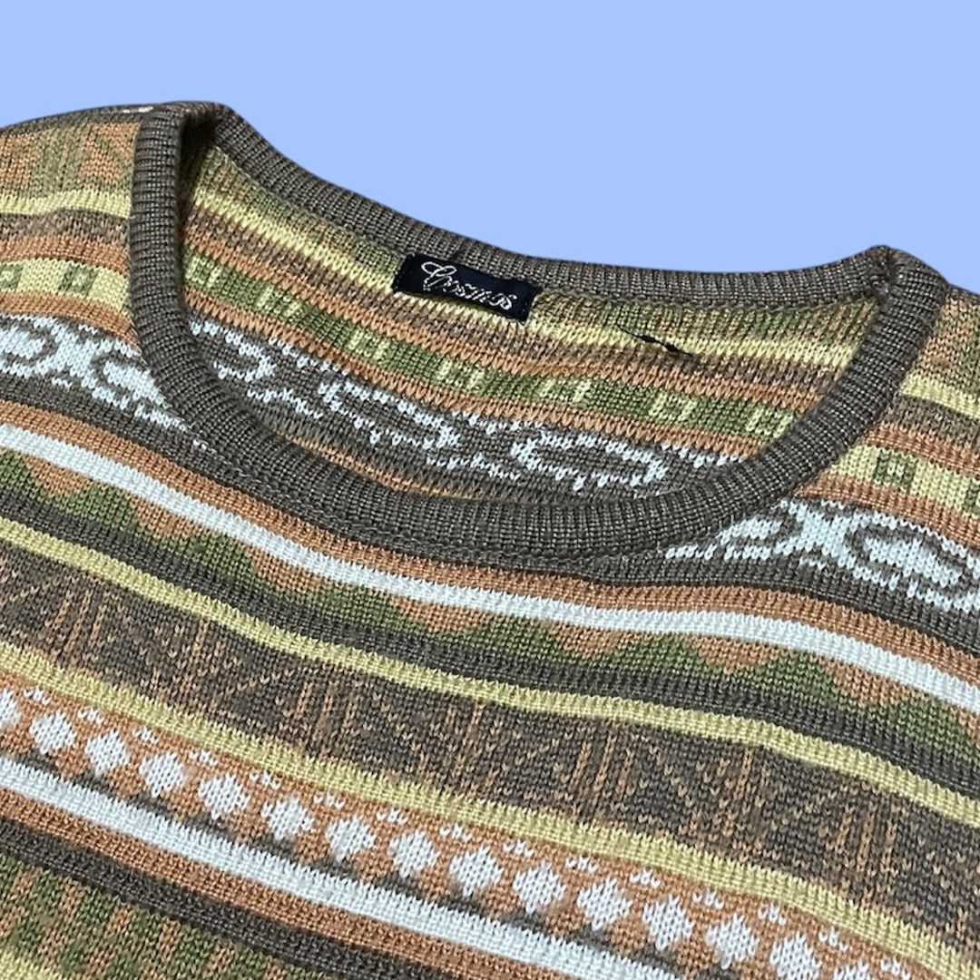 COOGI VIBES KNITTED SWEATER (Category: Longsleeves) located in Manila. Submitted by COMFYTS (Listing ID 1361358590, Image 2). Description: COOGI VIBES KNITTED SWEATER FITS MED-LARGE 400 + sf PM FOR MORE INFO.