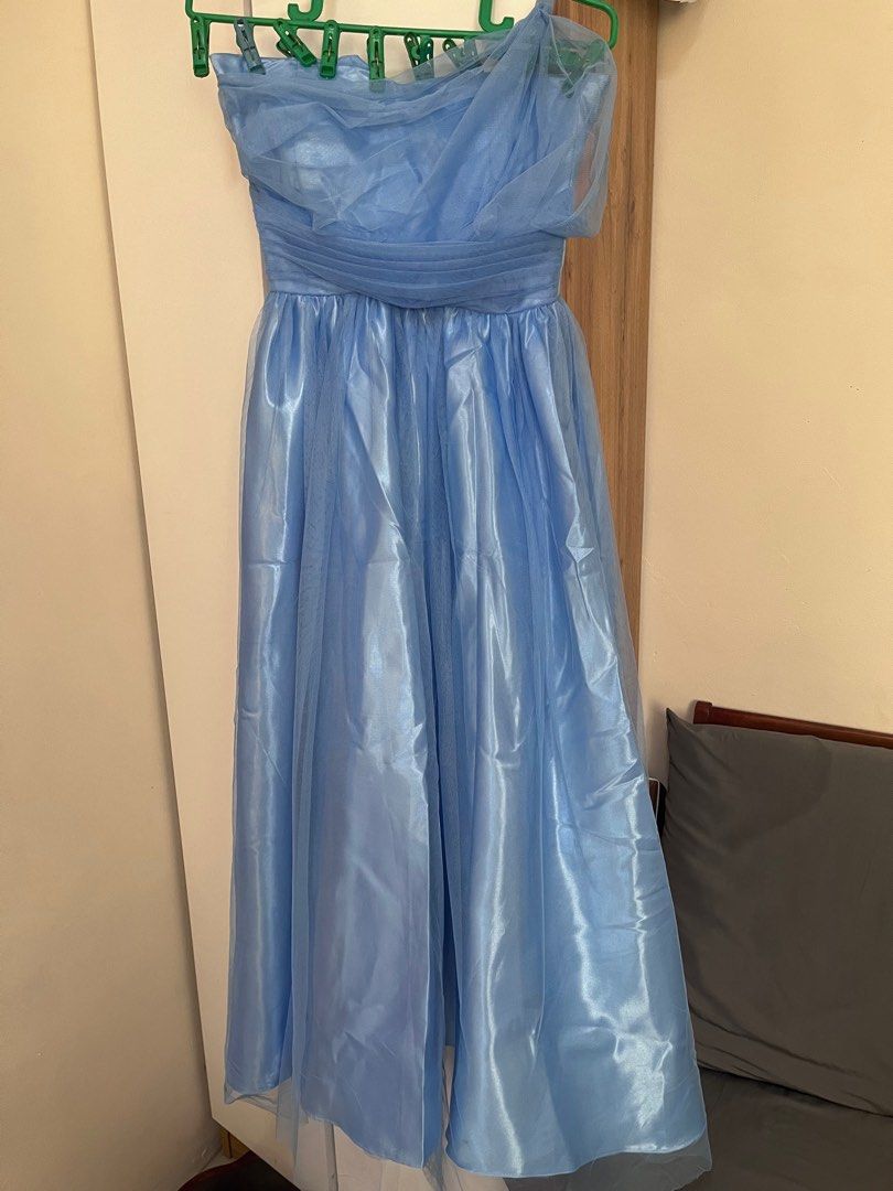 Dusty Blue Gown (Category: Evening dresses & gowns) located in Guiguinto. Submitted by kagandahan.ph (Listing ID 1361408919, Image 1). Description: Only worn once in my friend’s wedding RFS: Decluttering I am 4’11 in height For size, please message me. .