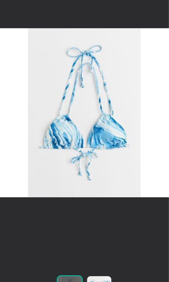 H&M Bikini Set (Category: Bikinis & Swimsuits) located in Makati City. Submitted by chriscloudy (Listing ID 1361368057, Image 1). Description: H&M Blue Bikini Set .
