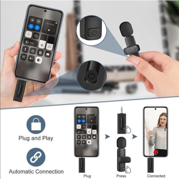 K35 Wireless 3.5mm (Android) (Category: Microphones) located in Manila. Submitted by kairos_luckyonlineshop (Listing ID 1361475726, Image 3). Description: Single MIC-350 Dual MIC-400 K35 Wireless 3.5mm（Android）Lavalier Lapel Noise Reduction Microphone /Omnidirectional Condenser Mic / For Camera AUX Speaker Megaphone（Wireless Lapel）For Android.