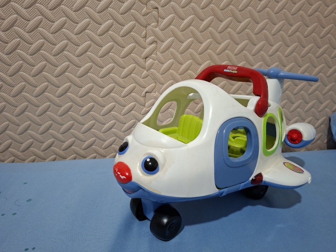 Little people airplane (Category: Kids Toys) located in Manila. Submitted by generosaurus (Listing ID 1361458201, Image 1). Description: For Sale!! Little people airplane 350 pesos Issue: with discoloration RFS: Decluttering MOP: Gcash, BDO, Maya Shipping Options: (Shoulder ni buyer yung fee) Shapi checkout Location: Imus City.