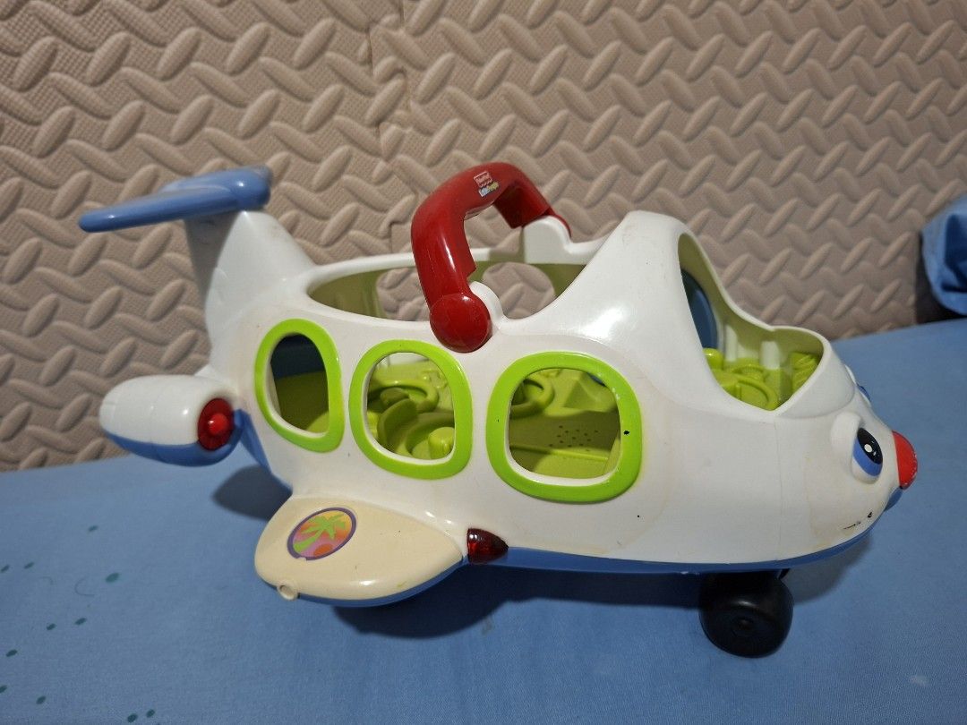 Little people airplane (Category: Kids Toys) located in Manila. Submitted by generosaurus (Listing ID 1361458201, Image 2). Description: For Sale!! Little people airplane 350 pesos Issue: with discoloration RFS: Decluttering MOP: Gcash, BDO, Maya Shipping Options: (Shoulder ni buyer yung fee) Shapi checkout Location: Imus City.