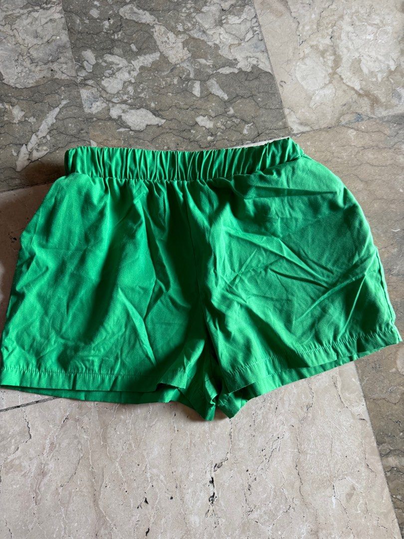 Lovito Green Garterized Shorts (Category: Shorts) located in Quezon City. Submitted by prebys (Listing ID 1361406970, Image 1). Description: .