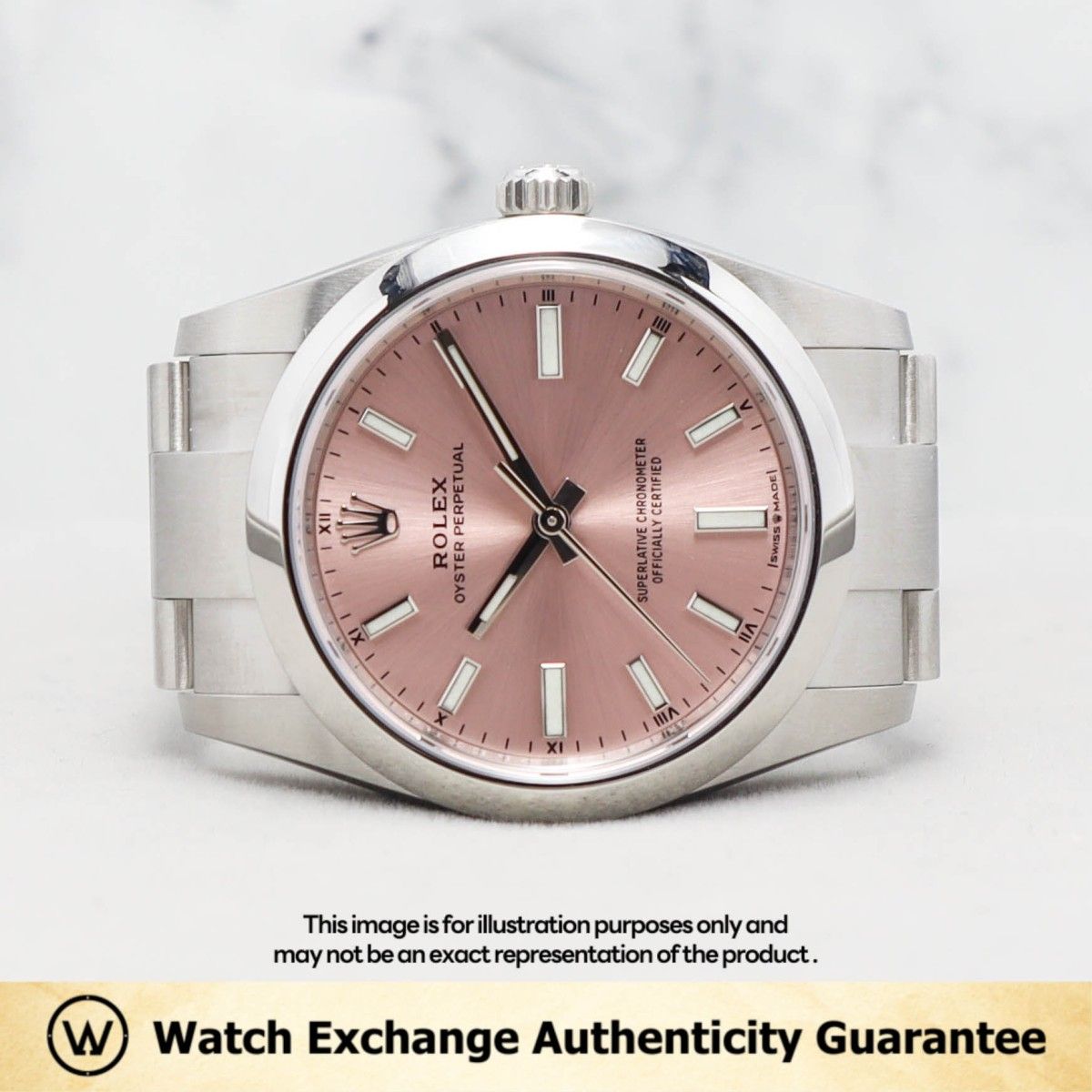 New Mar 2025 Rolex Oyster Perpetual Oyster 124200 OP Pink Dial Z13826 ...