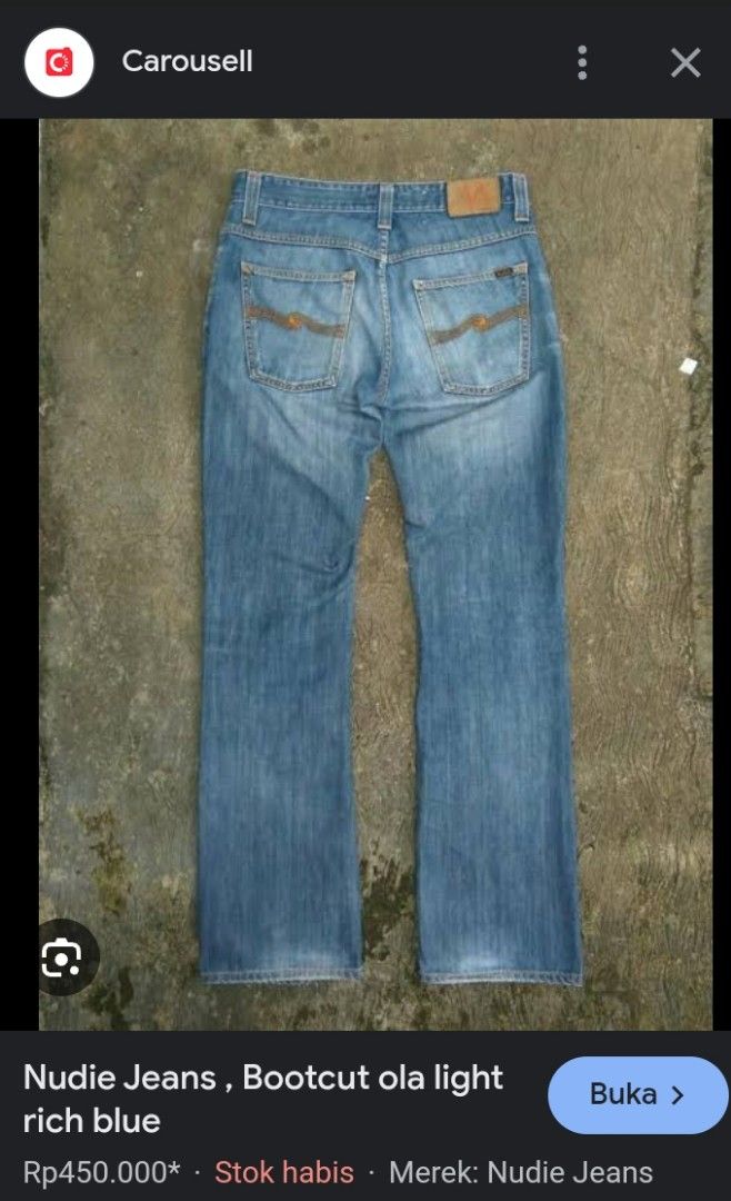 NUDIE BOOTCUT OLA JEANS JPN, Fesyen Pria, Pakaian , Bawahan NUDIE BOOTCUT OLA JEANS JPN, Fesyen Pria, Pakaian , Bawahan