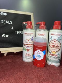 Old Spice Gentleman Collection body wash and deodorant