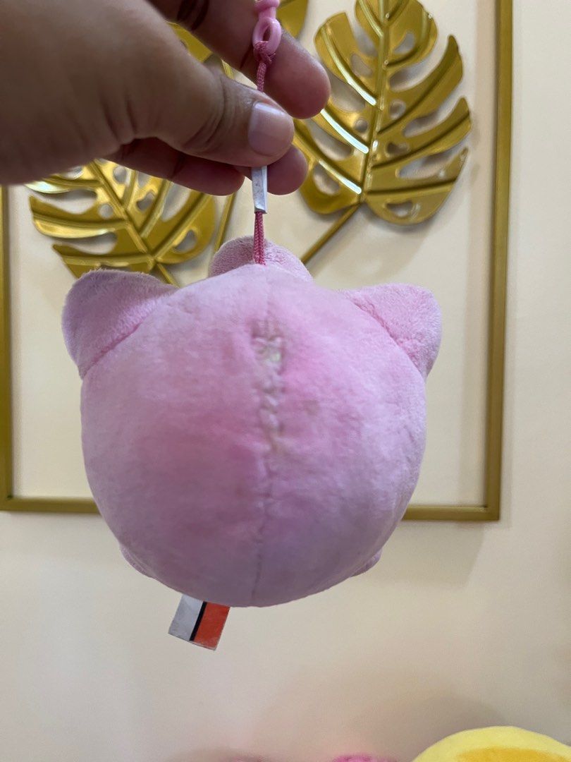 Pokemon Plushie Charm Jigglypuff (Category: Plushies & Soft Toys) located in Magarao. Submitted by clouds.toy.collection (Listing ID 1361457269, Image 3). Description: With small damage need to stitch or glue Dm lang po for more pics or video/vc. Items coming from Magarao Camarines Sur. Can do meet in SM Naga. Can do nationwide shipping via J&T or LBC. SF will be shouldered by the buyer. .