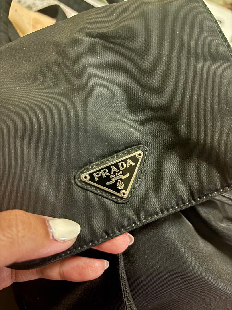 Prada Nylon Mini Backpack (Category: Backpacks) located in Manila. Submitted by diannecss (Listing ID 1361445151, Image 2). Description: 100% Authentic Vintage Prada Backpack purchased from sonuvintageph on ig .