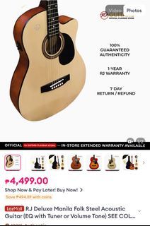 RJ Guitar Manila- acoustic guitar