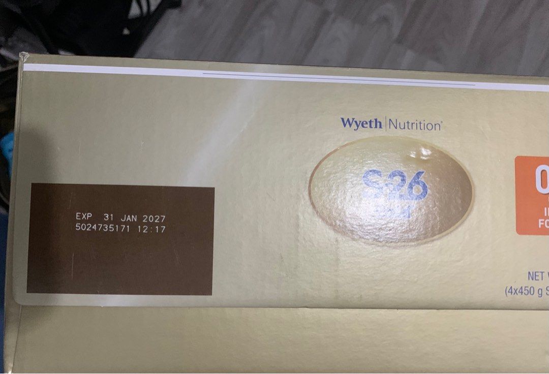 S26 Gold (0-6 Months) (Category: Other Food & Drinks) located in Pateros City. Submitted by pbquuin (Listing ID 1361459156, Image 3). Description: FOR SALE: S26 Gold (0-6 months) ✅Sealed. ✅Expiration date: 2027 Selling price: 2800 php each Take 2pcs: 5500 ONLY.