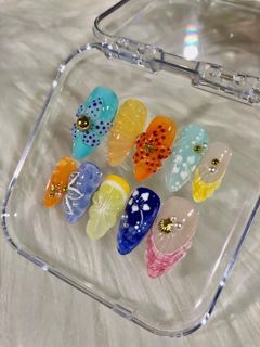 Summer press on nail 💅