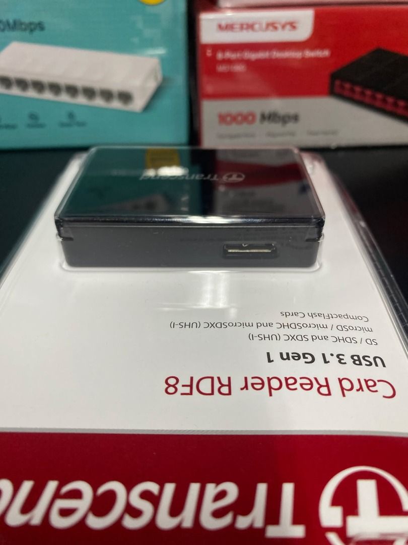 Transcend RDF8 SD/microSD/ CF Card Reader USB 3.1 TS-RDF8K2 (Category: Hard Disks & Thumbdrives) located in Pasig City. Submitted by lyntoledo222-50488 (Listing ID 1361354517, Image 2). Description: Transcend RDF8 SD/microSD/ CF Card Reader USB 3.1 TS-RDF8K2 brand-new and original WE ACCEPT BULK-ORDER STORE PICK-UP OR BOOK LALAMOVE,GRAB with warranty/reciept 1YR WARRANTY 7DAYS REPLACEMENT OPEN FOR NIGHT TIME DELIVERIES !! LOCATION: PASIG SHAW BLV