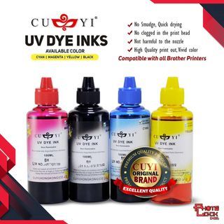 [100ML] CUYI Dye Ink UV Universal Refill Ink For Inkjet Printer