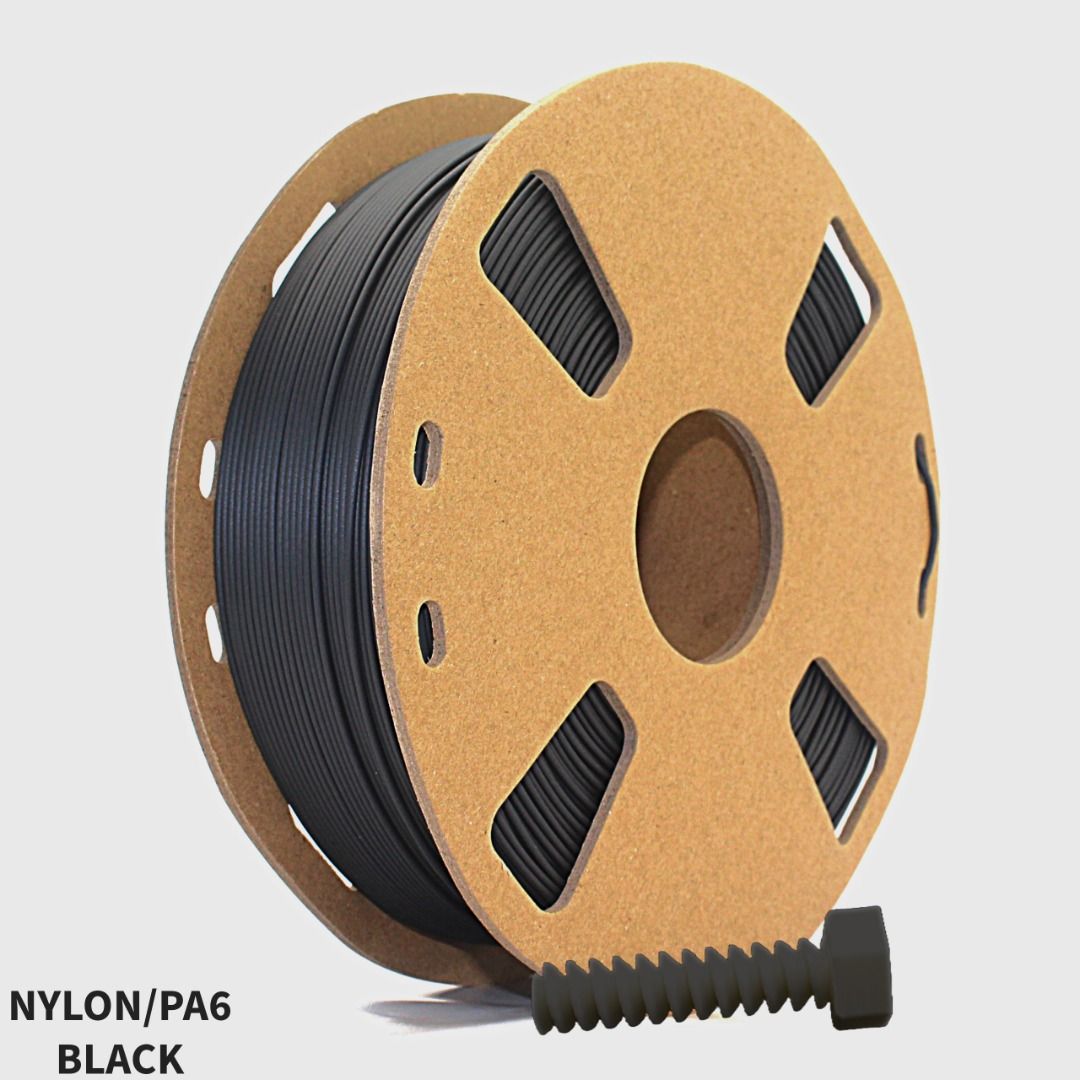 DURABLE NYLON PA6 BLACK 1kg 1.75mm 3D Printing Filament with ...