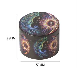 (現貨) 全新磨煙器/ 研磨器Herb grinder- 彩色日月629767202076181121