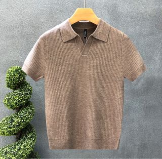 針織 Tee 韓版 男士 咖啡色 全新 Size L64220532926467110