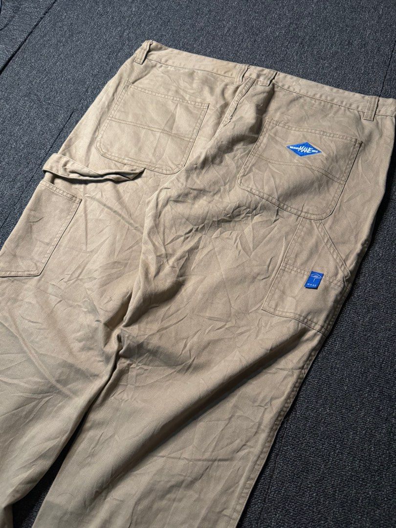 Carpenter pants (Category: Jeans) located in San Marcelino. Submitted by SoloMain (Listing ID 1362985193, Image 3). Description: Carpenter Pants Width : 38 Length: 40 Leg Opening: 7.5 Condition: 9.5/10 Mine - 600php Unli steal 50+ Increment Cutoff - March 28 5PM 2025.