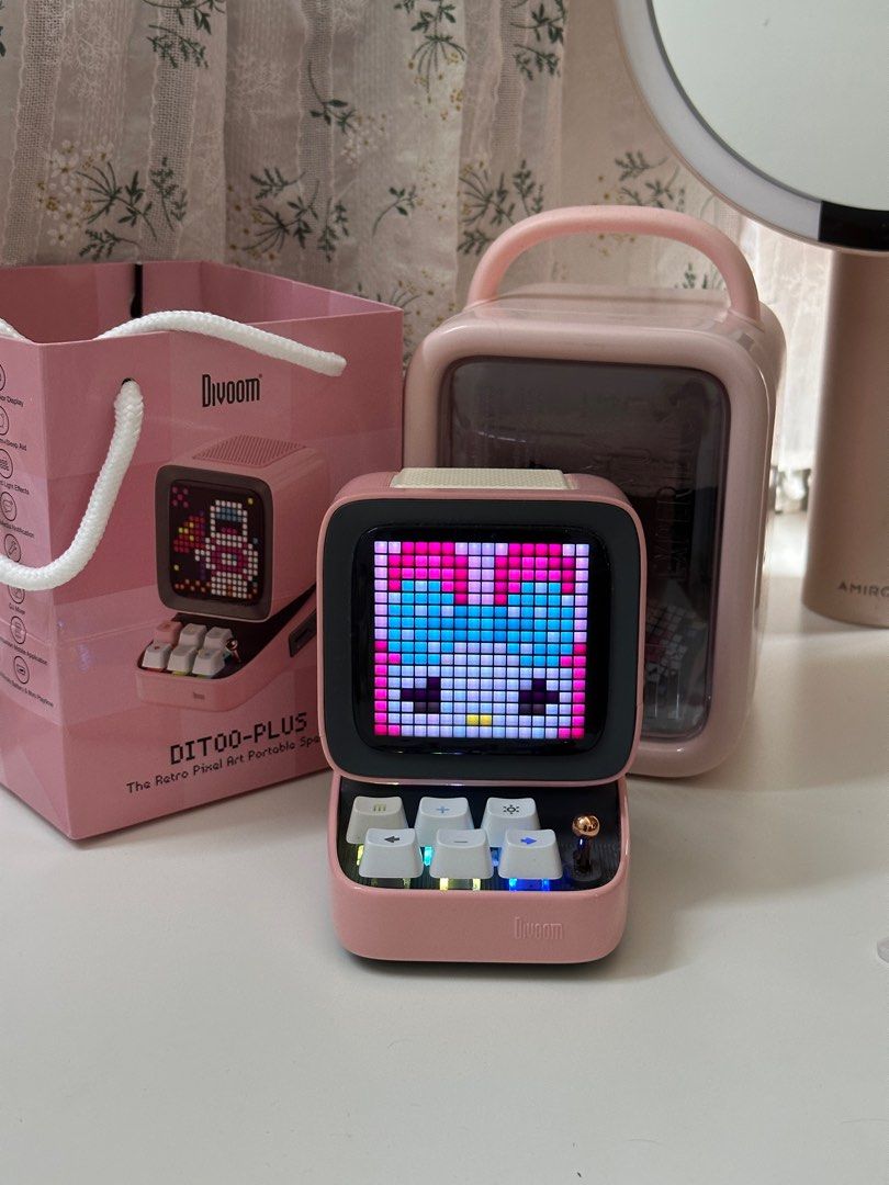 Divoom Ditoo Pixel Art Bluetooth Speaker, Audio, Soundbars, Speakers ...