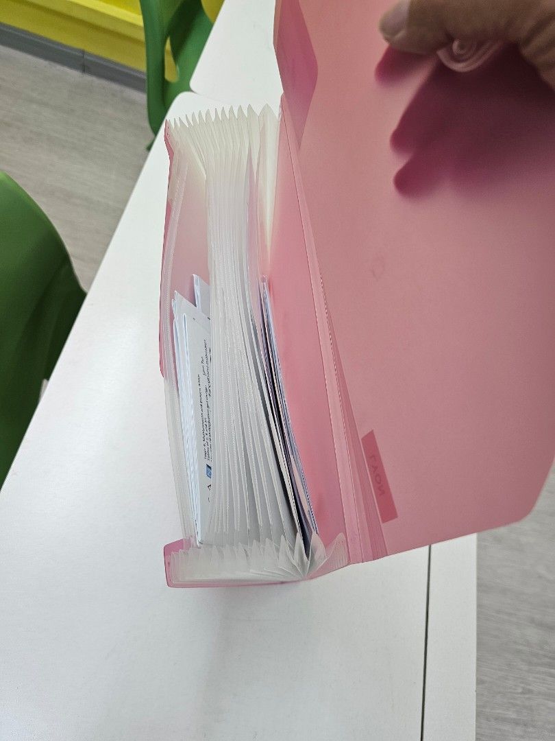 Document folder (Category: Everything Else) located in Singapore. Submitted by blkrose (Listing ID 1362880557, Image 2). Description: 1 for $1 Assorted colours; about 60 units. First come, first served.