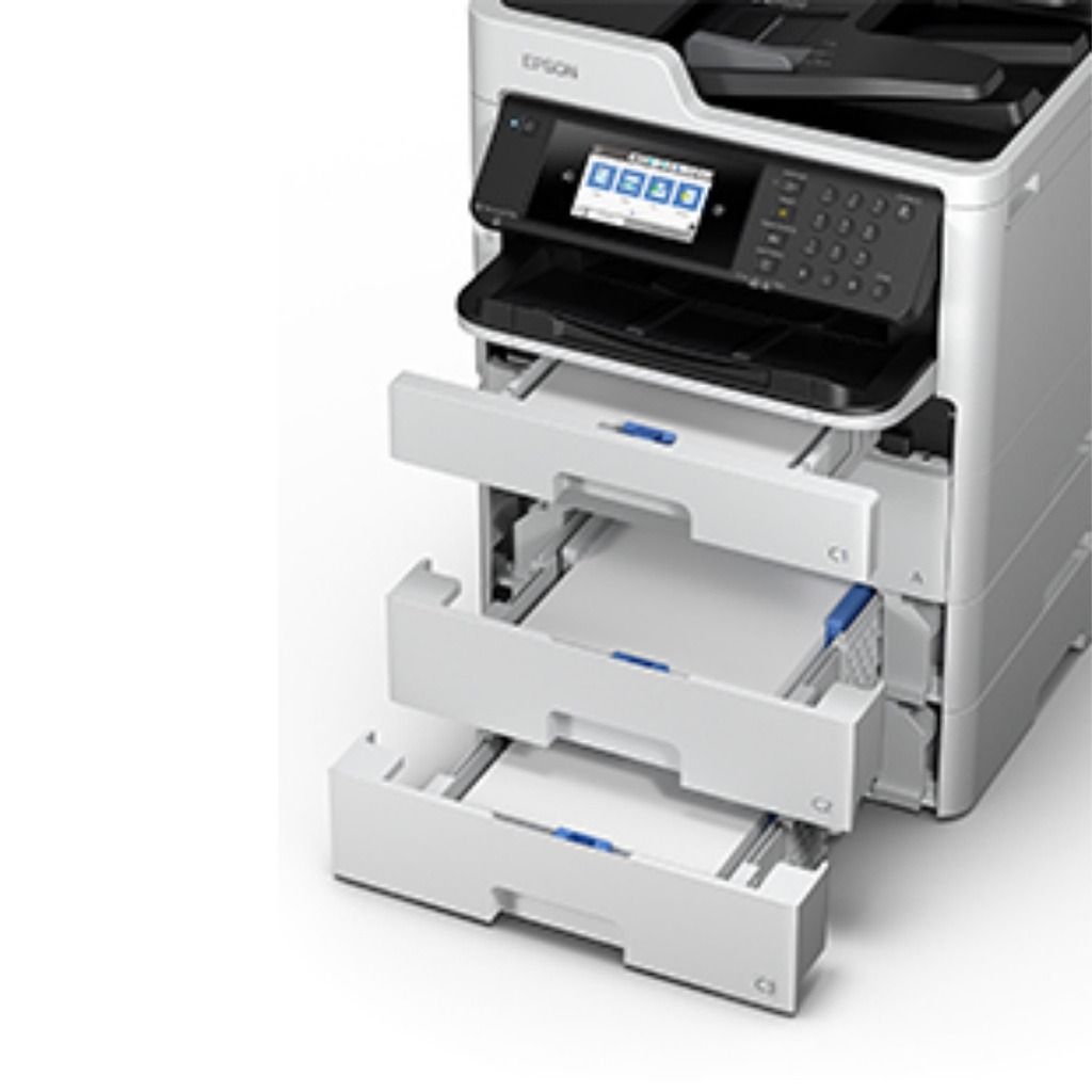EPSON WORKFORCE C579R I EPSON PRINTER (Category: Printers, Scanners & Copiers) located in Quezon City. Submitted by printer_supplies_provider (Listing ID 1362870659, Image 3). Description: EPSON WORKFORCE C579R *All-in one Fast Inkjet Printer Quick Functions: ❏. Auto Duplex Printer ❏. Scanner up to legal ❏. Copier up to legal ❏. Network & Wifi Ready ❏. Mobile Print Solutions ❏. FAX ❏. ADF for long documents ❏. Dual Tray ❏. Speed: 34ppm Ink Consum