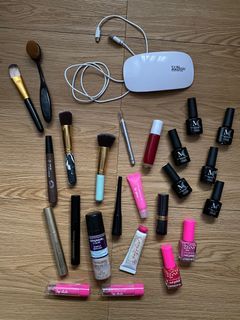 Gel nail polish makeup brush foundation anik anik