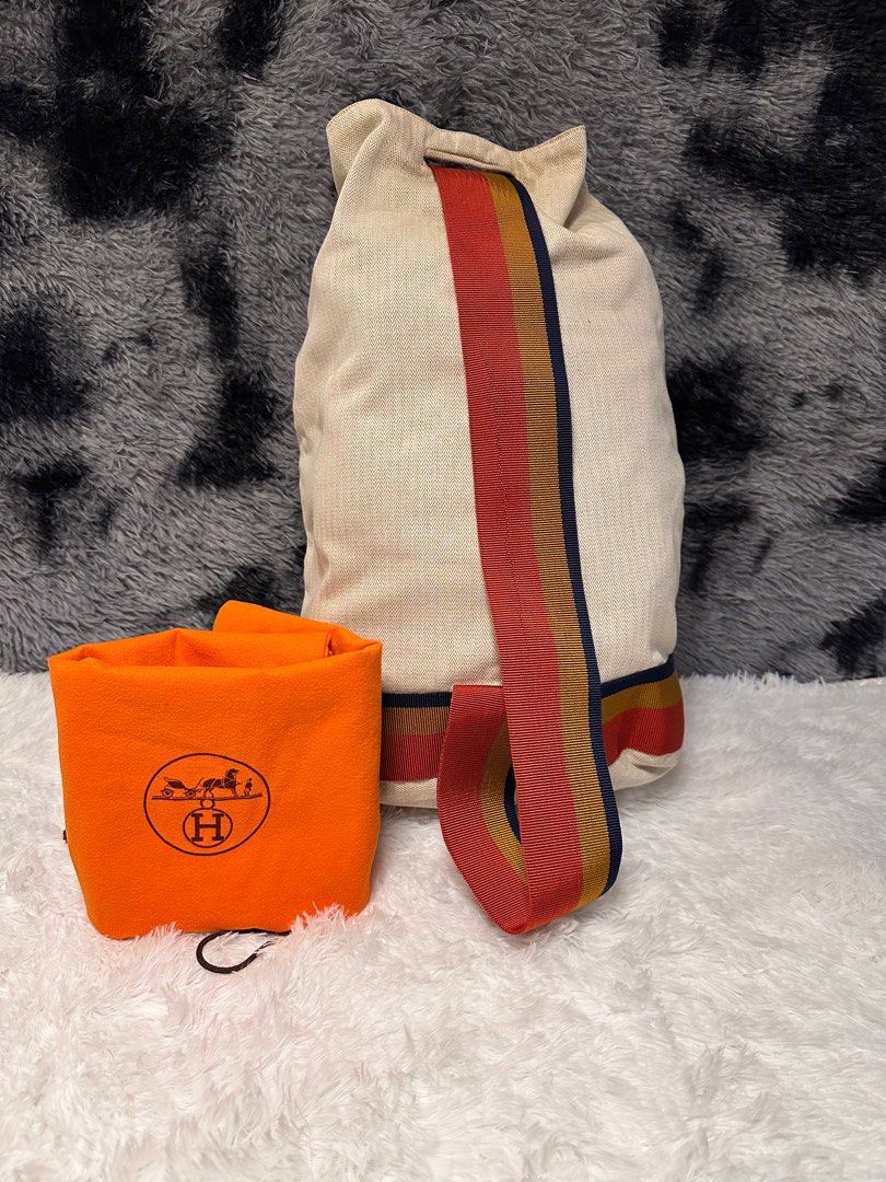 Hermes Cavalier Toile Chevron backpack canvas. (Category: Luxury Bags & Wallets) located in Taytay. Submitted by jouarniehendrix (Listing ID 1362898544, Image 3). Description: Hermes Cavalier Toile Chevron Canvas backpack Authentic Kindly msg me for inquiries 09338122636 Thank you.