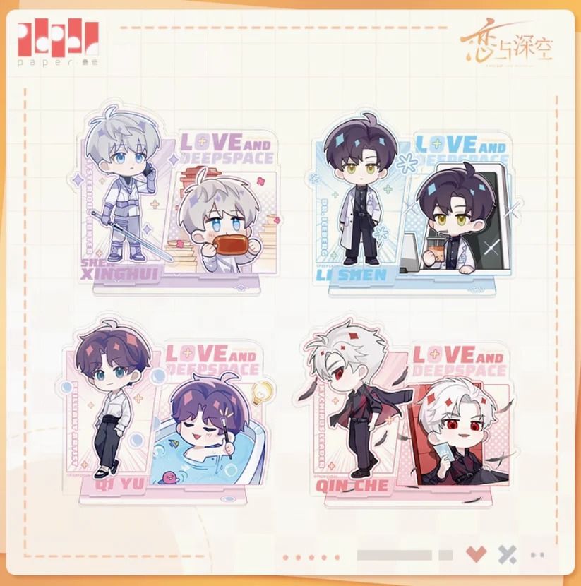 [In-stock]Love and Deepspace Official Linkon Chibi Report Acrylic Pen ...