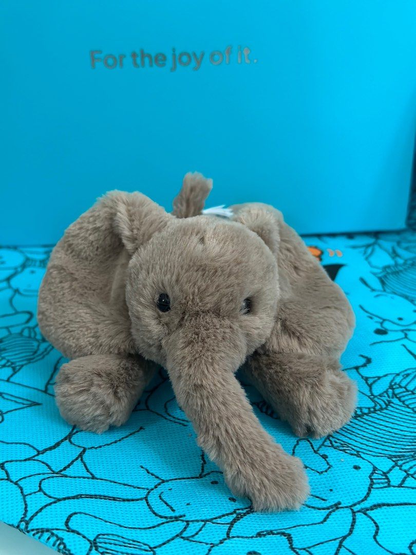 Jellycat Smudge Elephant (Tiny) 13cm 趴軟大象# 禮物, 興趣及遊戲