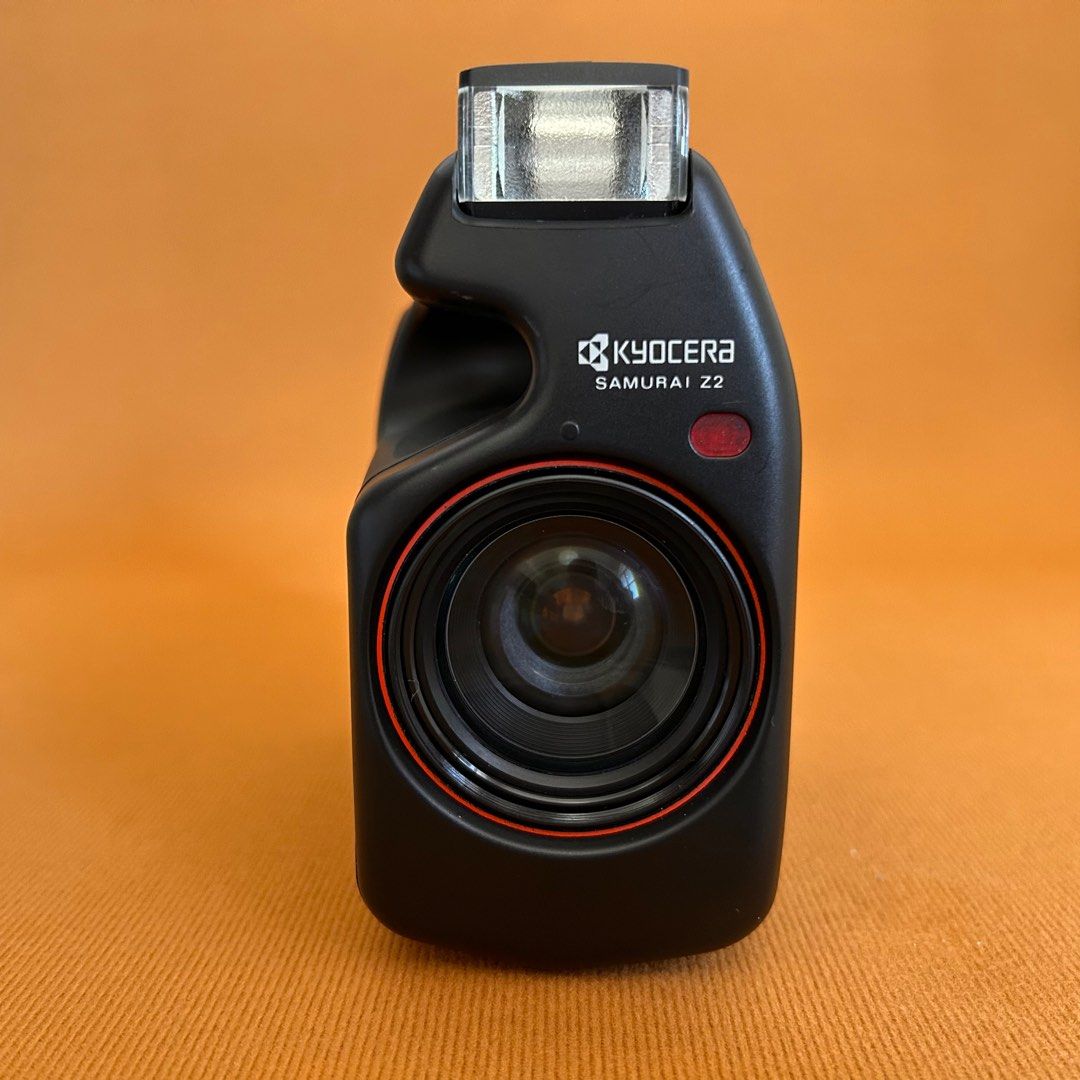 Kyocera samurai z2 film camera (Category: Cameras) located in Manila. Submitted by pl4y_it_4g4in (Listing ID 1362976432, Image 1). Description: Used Issue may konti haze yung lens Tested on battery and dummy film roll Flash ok Auto Focus ok Zoom in ok Zoom out ok Buttons ok With battery only .