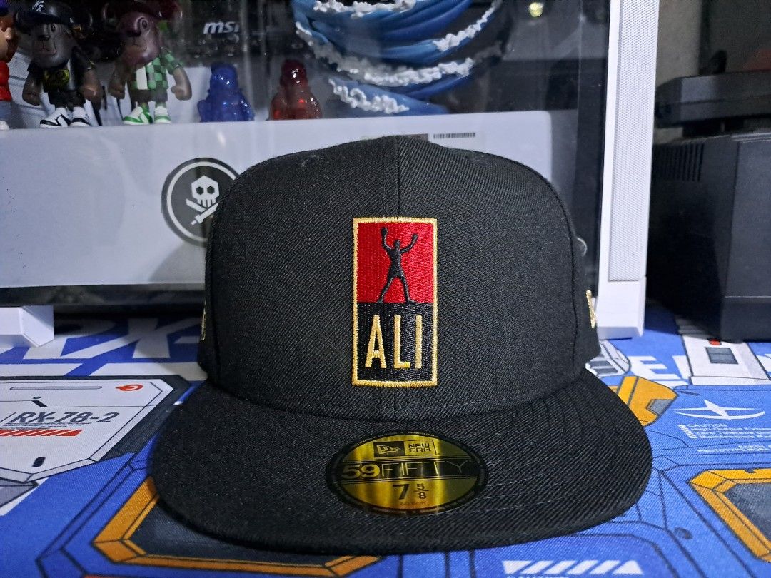New Era x Muhammad Ali (Category: Caps & Hats) located in Makati City. Submitted by aizen15 (Listing ID 1362969761, Image 1). Description: New Era x Muhammad Ali 59 Fifty Size 7 5/8 (fits 7 3/8 , 7 1/2) excellent condition.
