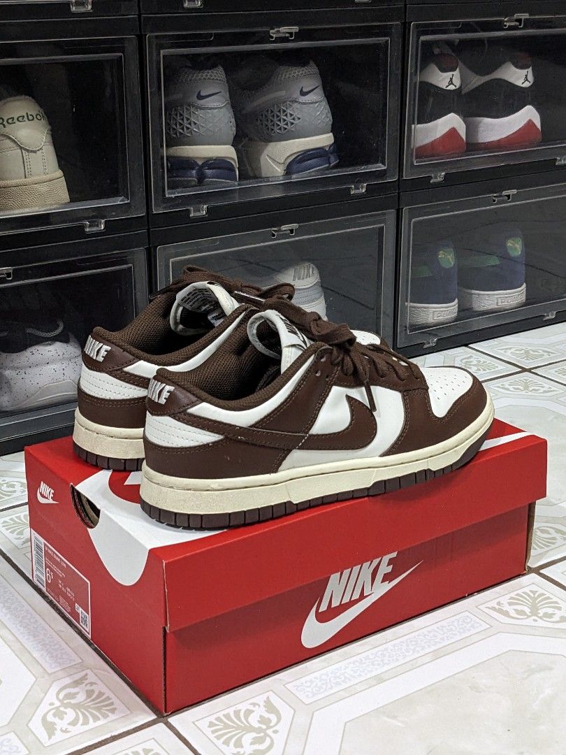 Nike Dunk Low Cacao Wow (Womens) (Category: Sneakers) located in Quezon City. Submitted by aivan_sison (Listing ID 1362987586, Image 3). Description: Nike Dunk Low Cacao Wow * Size US 6.5 Womens * Used around 5 times only * Includes original box and paper * Issue/s: Signs of usage * RFS: Decluttering * MOP: BDO, UnionBank, or GCash * MOD: Pickup only at Brgy. San Bartolome, Quezon City c/o buyer.