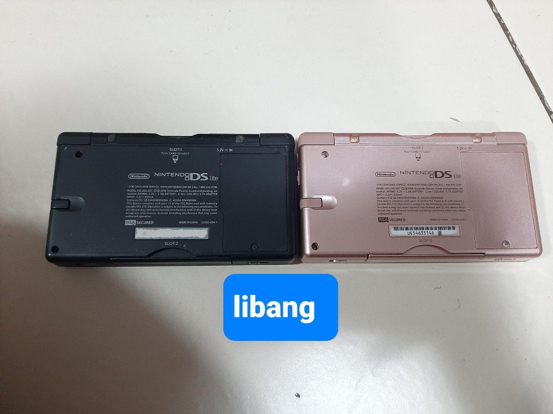 Nintendo DS lite and games (Category: Nintendo) located in Paranaque City. Submitted by jiggsly (Listing ID 1362859288, Image 3). Description: Nintendo DS Lite and games for sale Please check all photos for condition!! pricelist: ●Blue DS: 2,000 -Still functional -screen falls down -Upper screen has damage -charger included (needs transformer) ●Pink DS: 4,500 - SOLD -Still functional -No problems. only light paint chipping on upper left -charger 