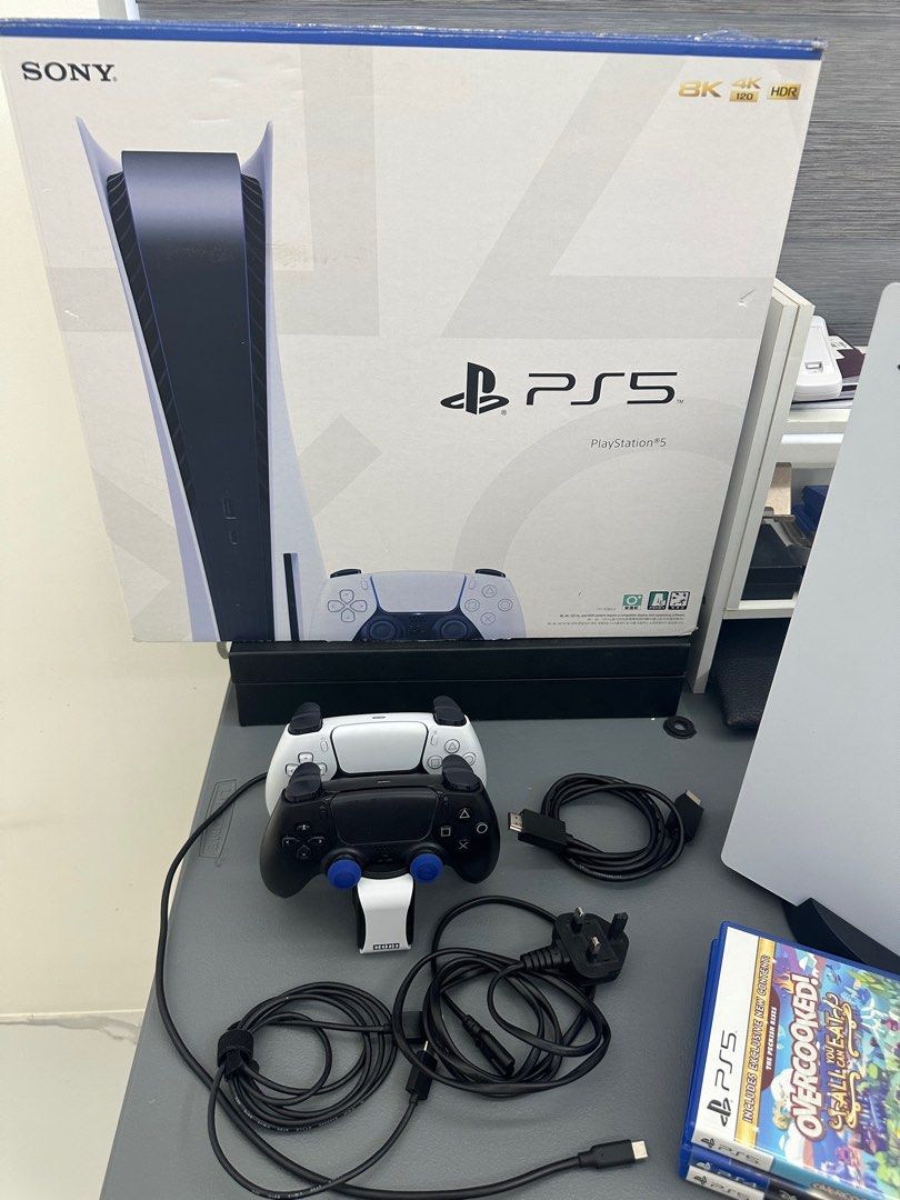 Playstation 5 Set For Sale (Category: PlayStation) located in Tuguegarao City. Submitted by jeffbmad (Listing ID 1362905779, Image 2). Description: Includes Ps5 with original box and accessories 1 midnight black controller Hori charging stand 7 thumb grips Playstation 5 travel bag 3 games: Elden ring Overcooked Kingdom hearts 3 Can do meetups or delivery (through LBC) Pass for CoD/CoP Rfs: Need funds Negotiable for sure buyers Thank you! .